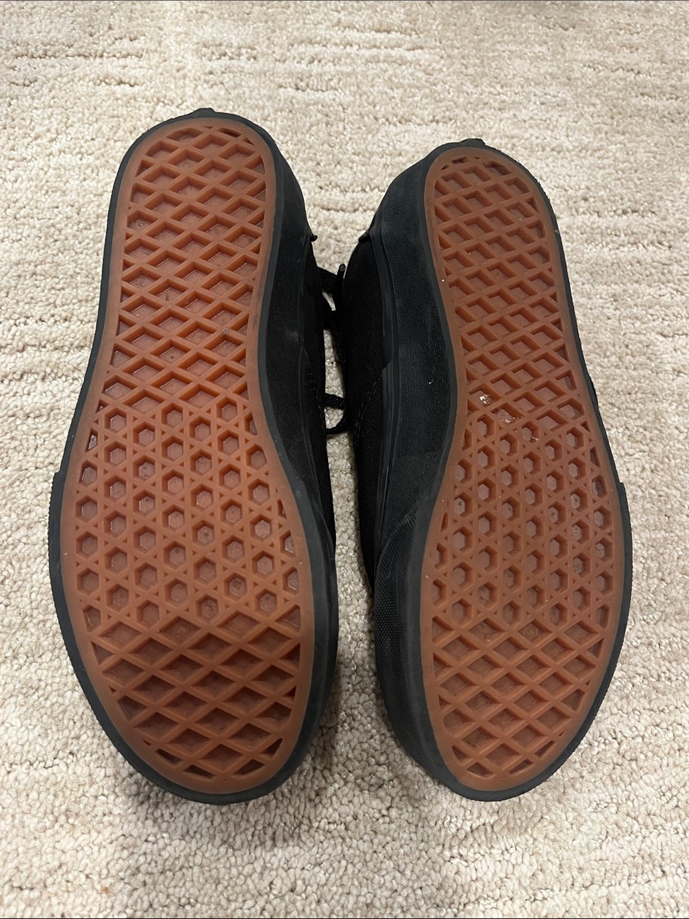 Vans Black Canvas Low-Profile Skate Shoes - Picture 2 of 3